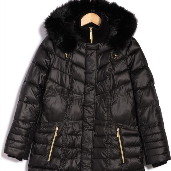 NWT!! Kensie Black Winter Coat - Picture 3 of 5